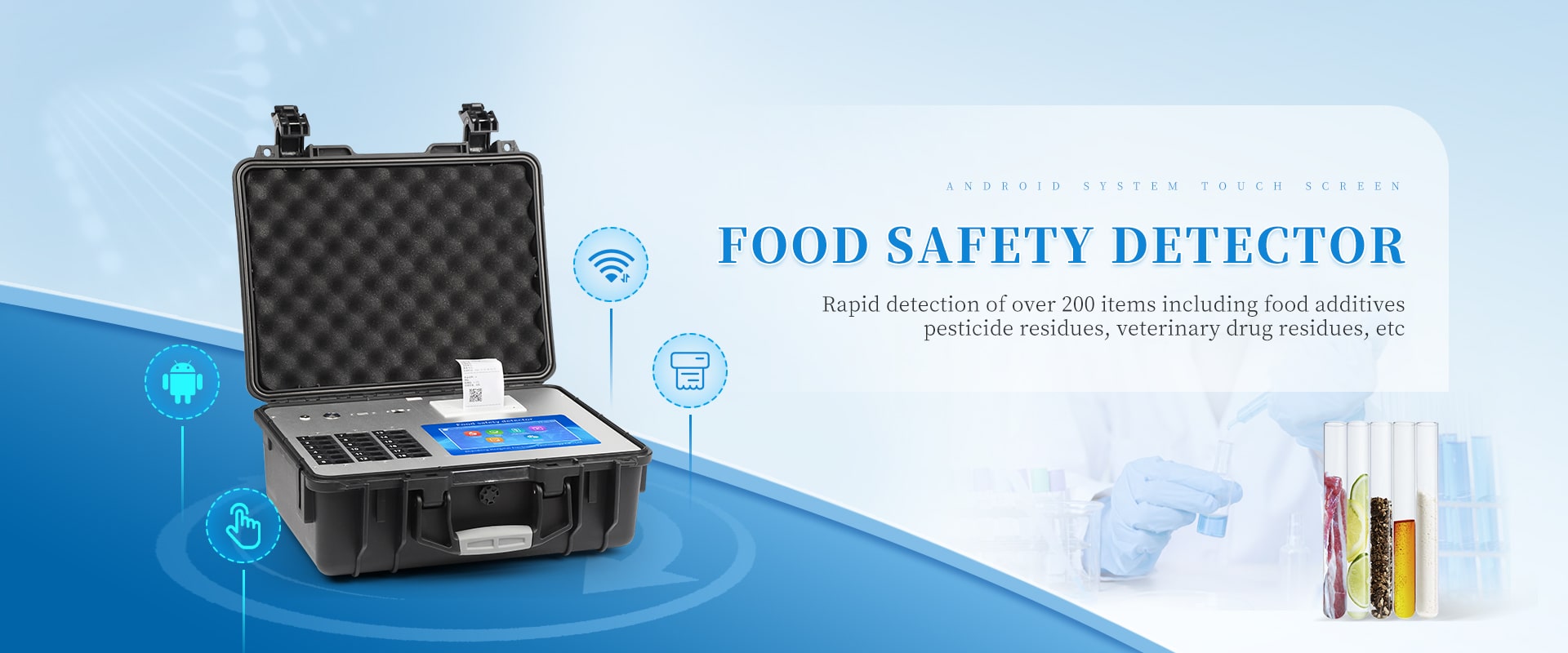 Multi functional food safety detector