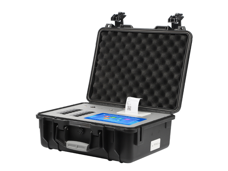 What is the function of pesticide testing equipment?