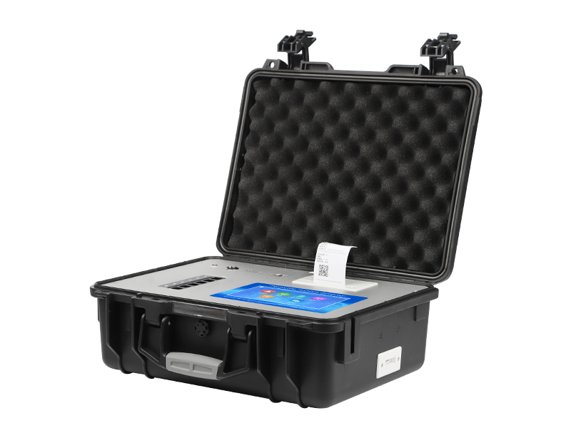Portable pesticide residue detector analyzes pesticide residues in fruits and vegetables