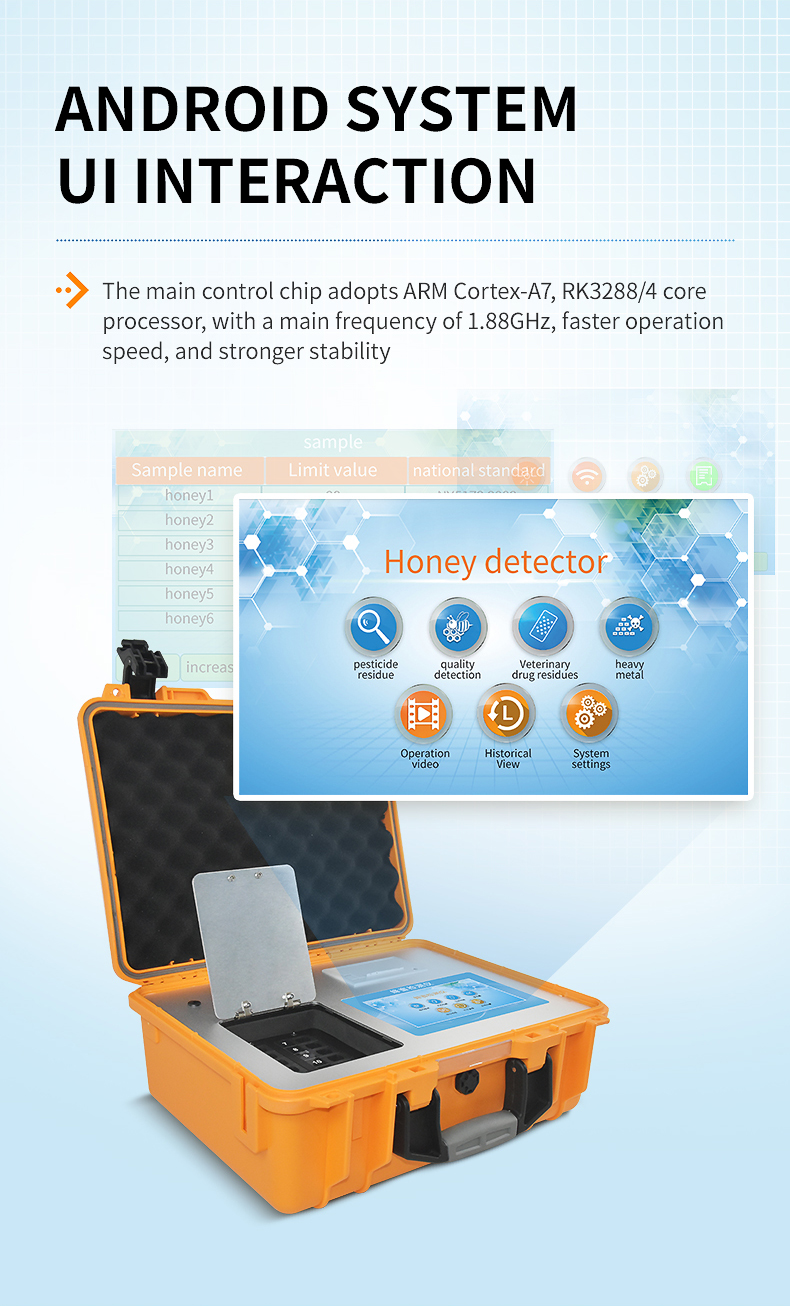 HM-FM1 GPRS data upload to food safety monitoring platform for supply chain traceability