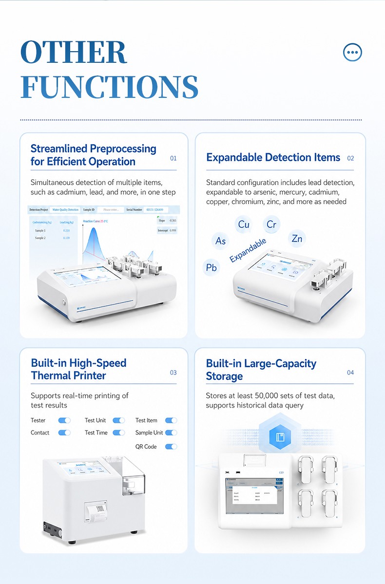 Integrated workflow features supporting rapid on-site screening and instant traceability